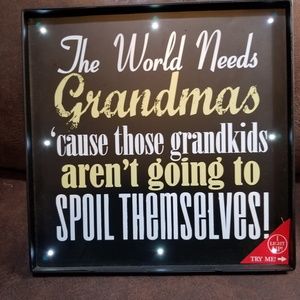 NWOT Lighted grandma picture
